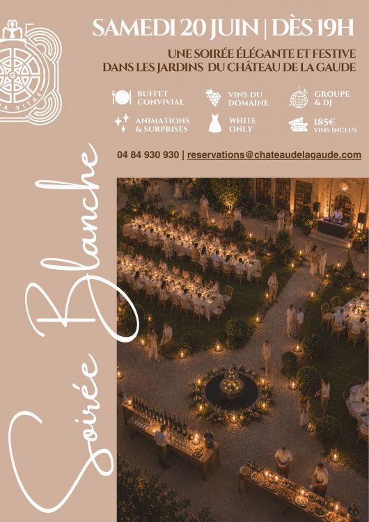Soirée Blanche du Château de la Gaude