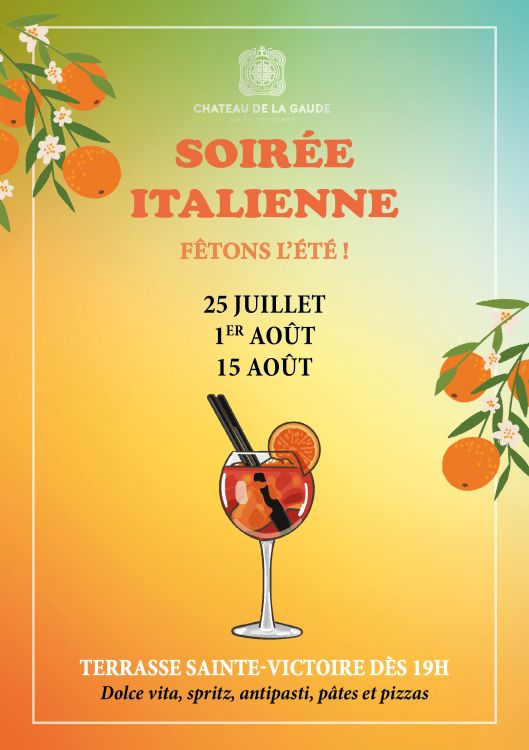 Nos soirées italiennes
