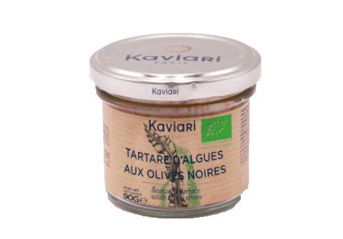 Tartare d'algues Bio aux olives noires de la Maison Kaviari